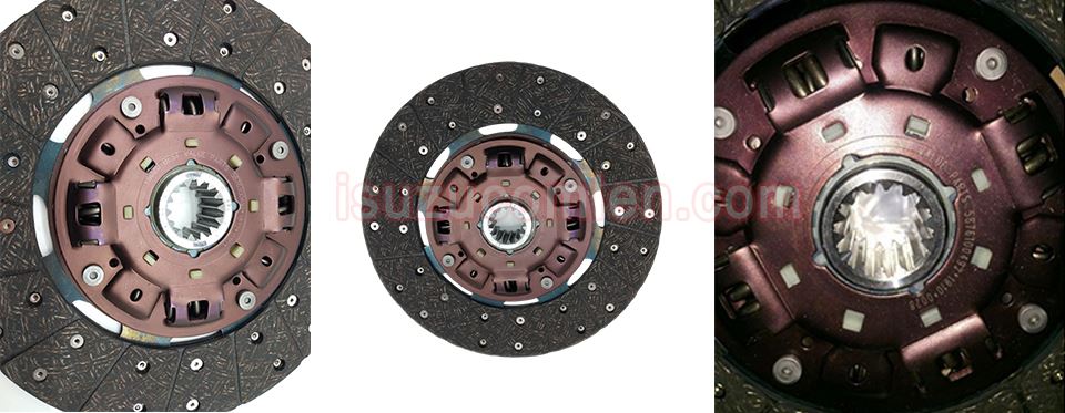 Clutch Disc Construction Isuzu Clutch Driven Plate Friction Facings and Damper Spring Hub